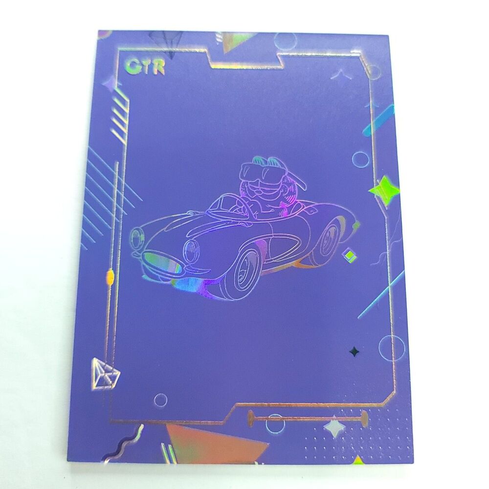 2023 Garfield Happy Life Trading Cards Kayou Animation Purple Gold Foil GTR 004